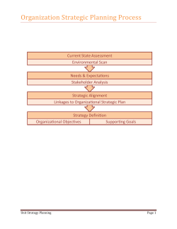 Strategic Planning Guide