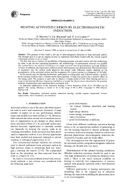 heating activated carbon by electromagnetic induction