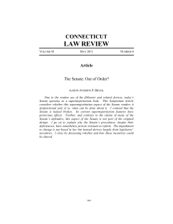 New Title - Connecticut Law Review
