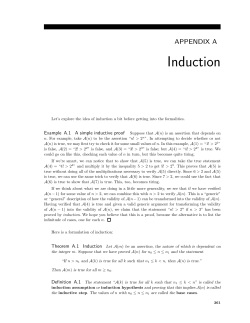 Induction - UCSD Math Department
