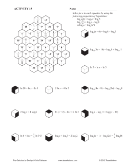 activity 15 - MathArtFun.com