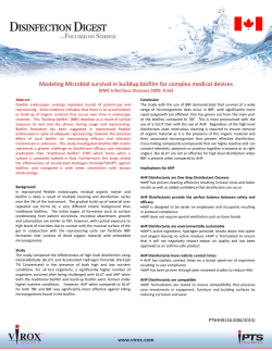 Modeling Microbial survival in buildup biofilm for complex medical