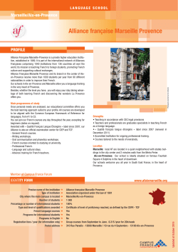 Alliance fran&ccedil;aise Marseille Provence