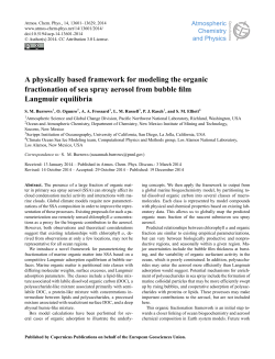 A physically based framework for modeling the organic fractionation