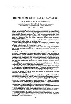 the mechanism of dark-adaptation