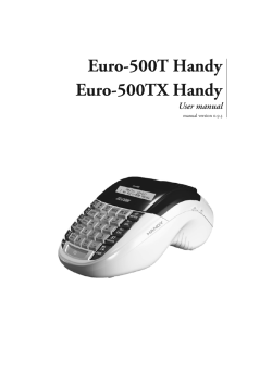 Euro-500T Handy Euro-500TX Handy