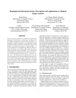 Hemispherical Harmonic Surface Description