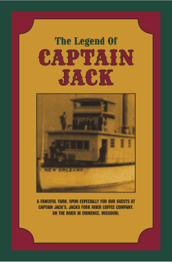 The Legend of Captain Jack Cover Spreads