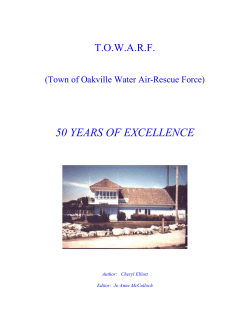 TOWARF: 50 Years of Excellence