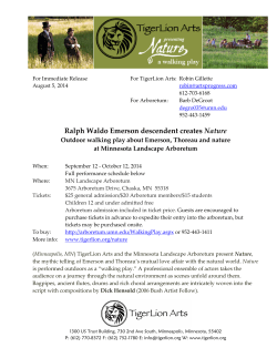 Ralph Waldo Emerson descendent creates Nature