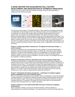 a novel method for accelerated cell factory development and