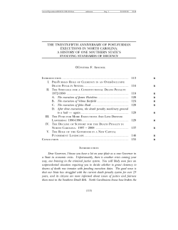 the twenty-fifth anniversary of post-furman