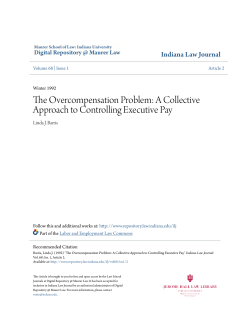 The Overcompensation Problem: A Collective Approach