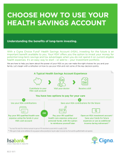 choose how to use your health savings account
