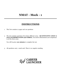 NMAT - Mock