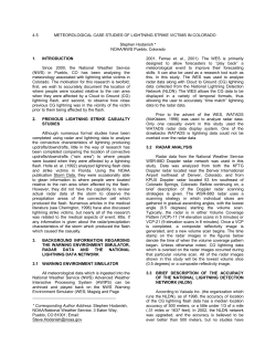 Meteorological case studies of lightning strike victims in Colorado