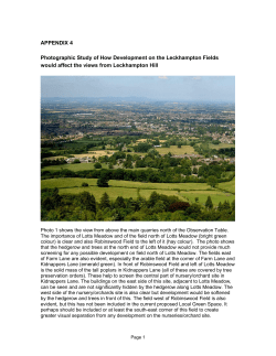 APPENDIX 4 Photographic Study of How Development on the