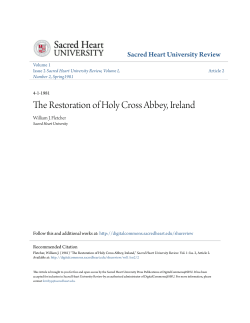 The Restoration of Holy Cross Abbey, Ireland