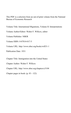 Immigration into the United States