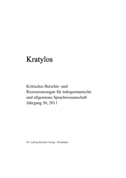PDF-Dokument - Lehrstuhl f&uuml;r Historische und Indogermanische