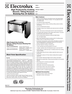 High Productivity Cooking Electric Tilting Pressure Braising Pan 24