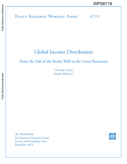 Global Income Distribution
