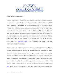 terms and conditions