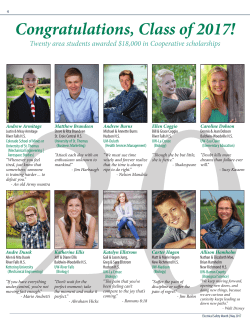 2017 Recipients - St. Croix Electric Cooperative
