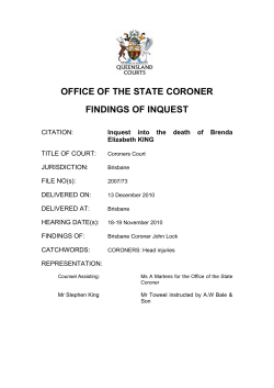 PDF, 106KB - Queensland Courts