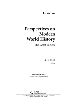 Ist EDITION Perspectives on Modern World History The Great