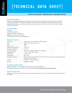 Product Description Key Advantages Physical Properties