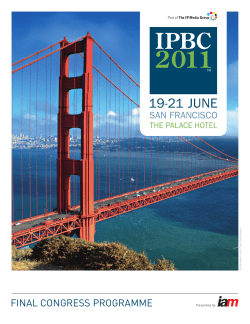 final congress programme