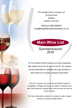 PDF - The Guildford Wine Company