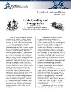 Grain Handling and Storage Safety