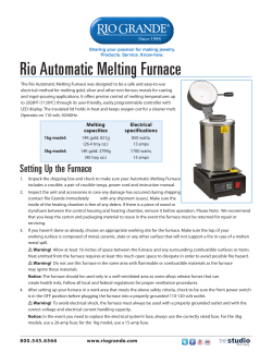 Rio Automatic Melting Furnace