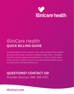 Quick Billing Guide