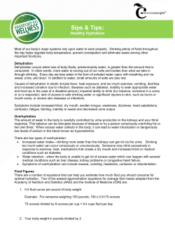 August Sips Tips Healthy Hydration