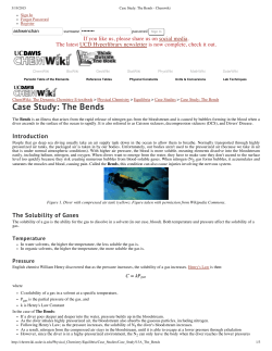 Case Study: The Bends - Chemwiki