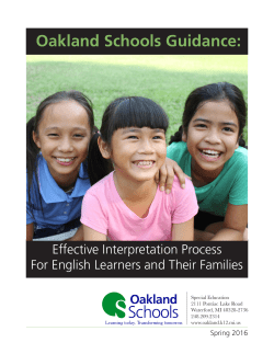 OS Guidance Effective Interpretation Process for