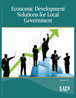 Economic Development Solutions for Local Government