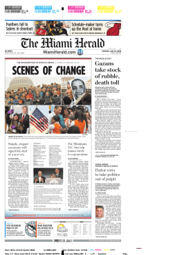 Gazans tak es tock of rubble, dea th toll