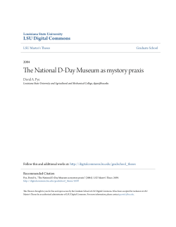 The National D-Day Museum as mystory praxis