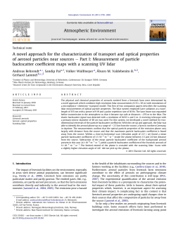 A novel approach for the characterization of transport and optical