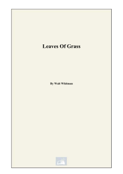 Leaves Of Grass