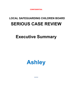 Ashley 2012  - Kent Safeguarding Children Board
