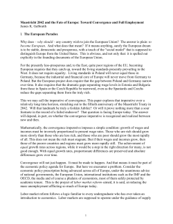 Maastricht 2042 and the Fate of Europe: Toward