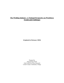 The Welding Industry - Weld-Ed
