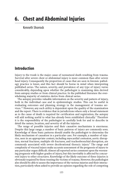 6. Chest and Abdominal Injuries