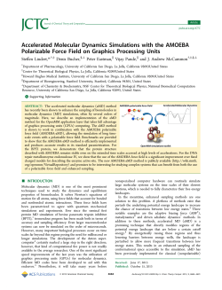 Accelerated Molecular Dynamics Simulations with the AMOEBA