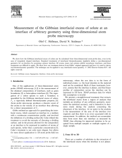 Measurement of the Gibbsian interfacial excess of solute at